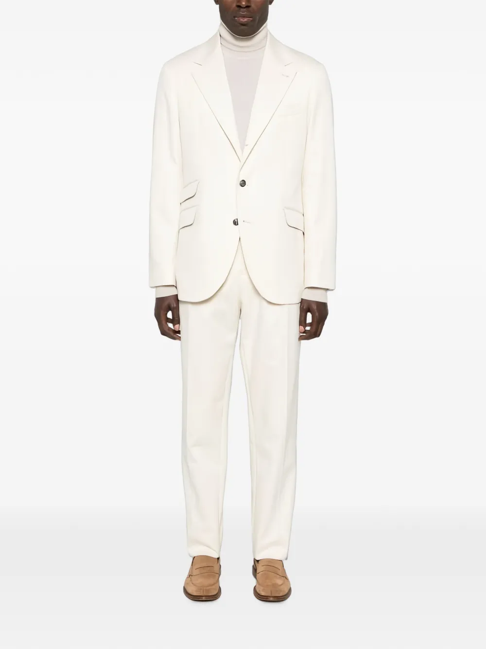 Brunello Cucinelli Wollen pak Beige