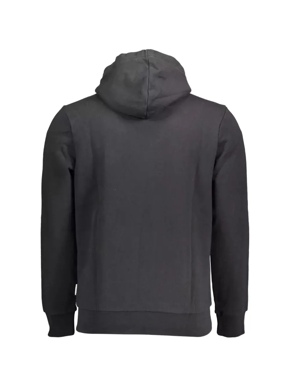 Napapijri Geographic logo-print hoodie Zwart