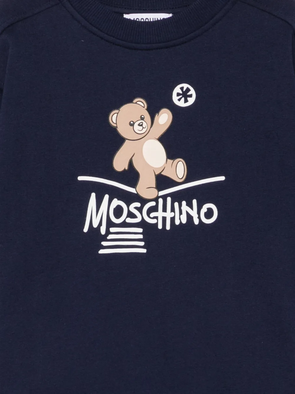 Moschino Kids Trainingspak met teddybeerprint Blauw
