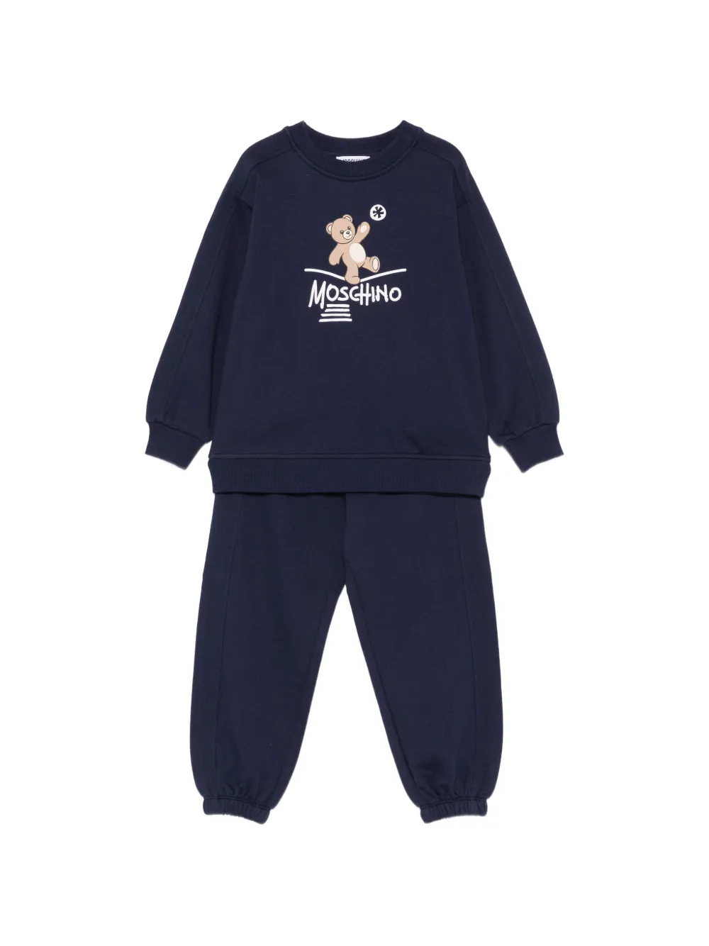Moschino Kids Teddy Bear tracksuit set - Blu