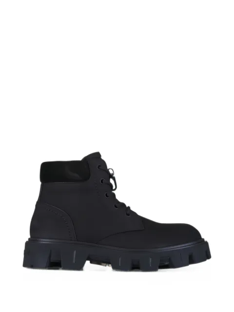 Moncler suede chunky-sole boots