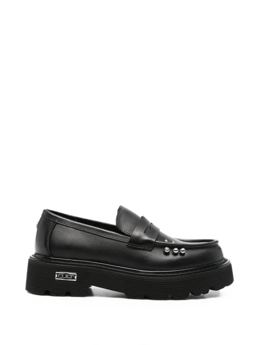 Cult stud-embellished chunky loafers - Nero