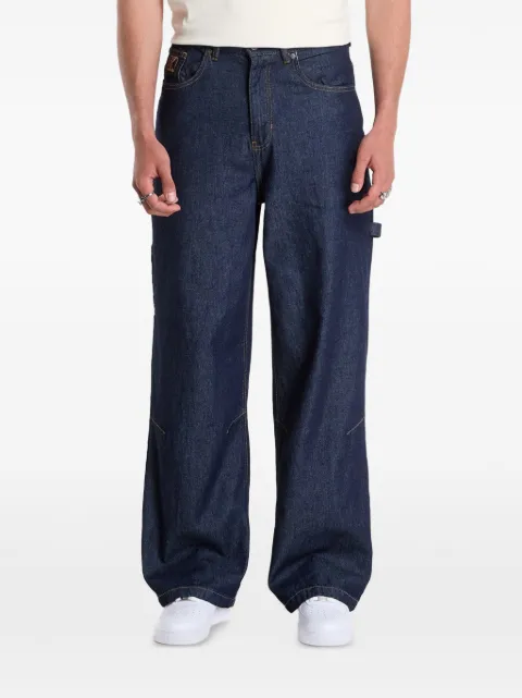 karl kani Og contrast-stitch wide-leg jeans