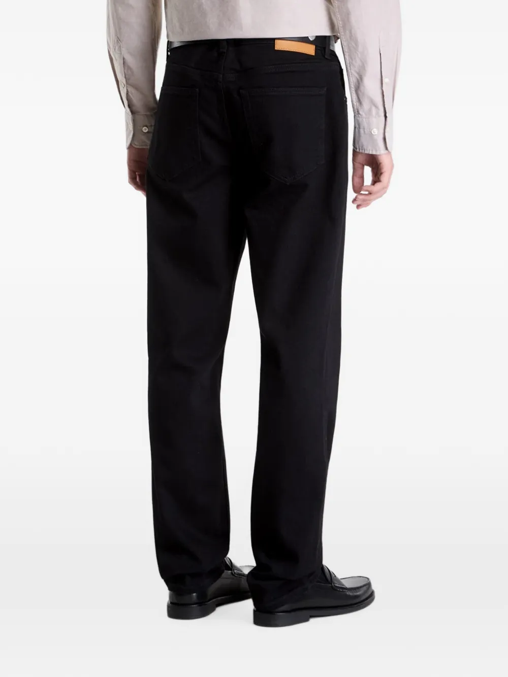 Gant Clean Wash straight jeans Zwart