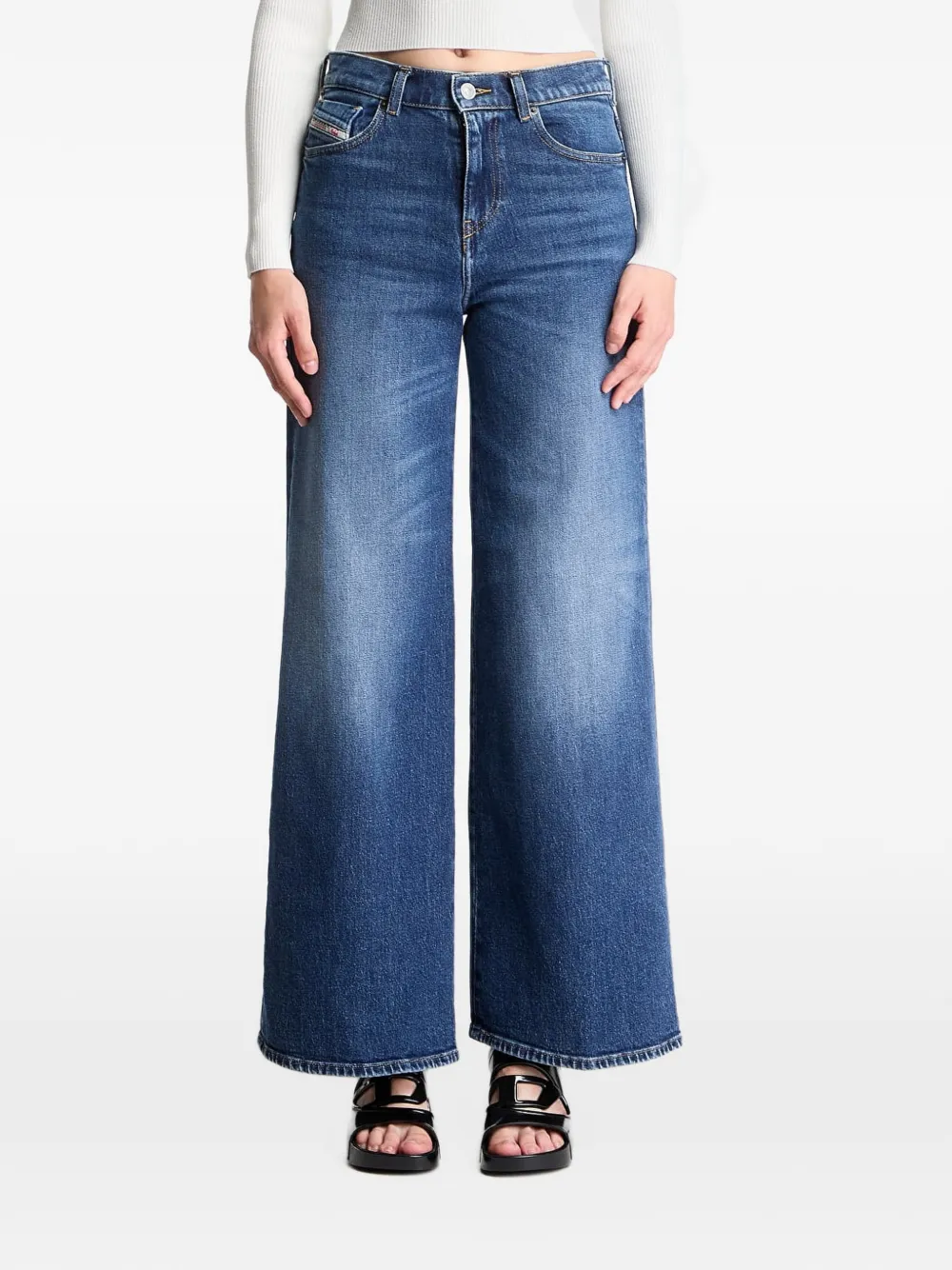 Diesel flare jeans regular-waist 1978 D-Akemi - Blu