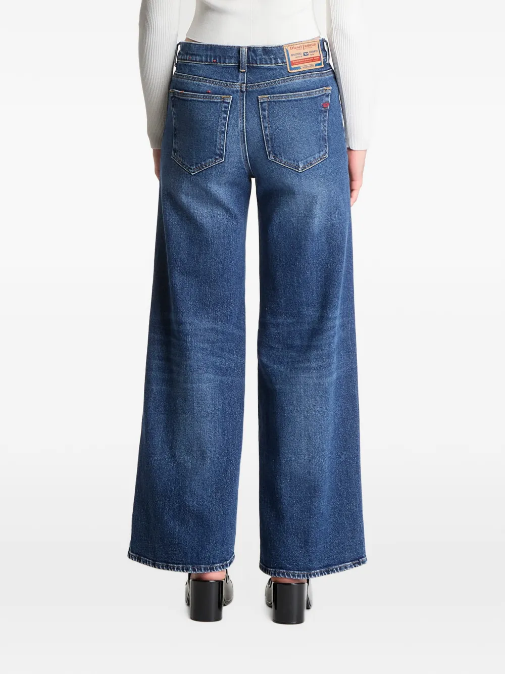 Diesel Flared jeans regular-waist 1978 D-Akemi Blauw