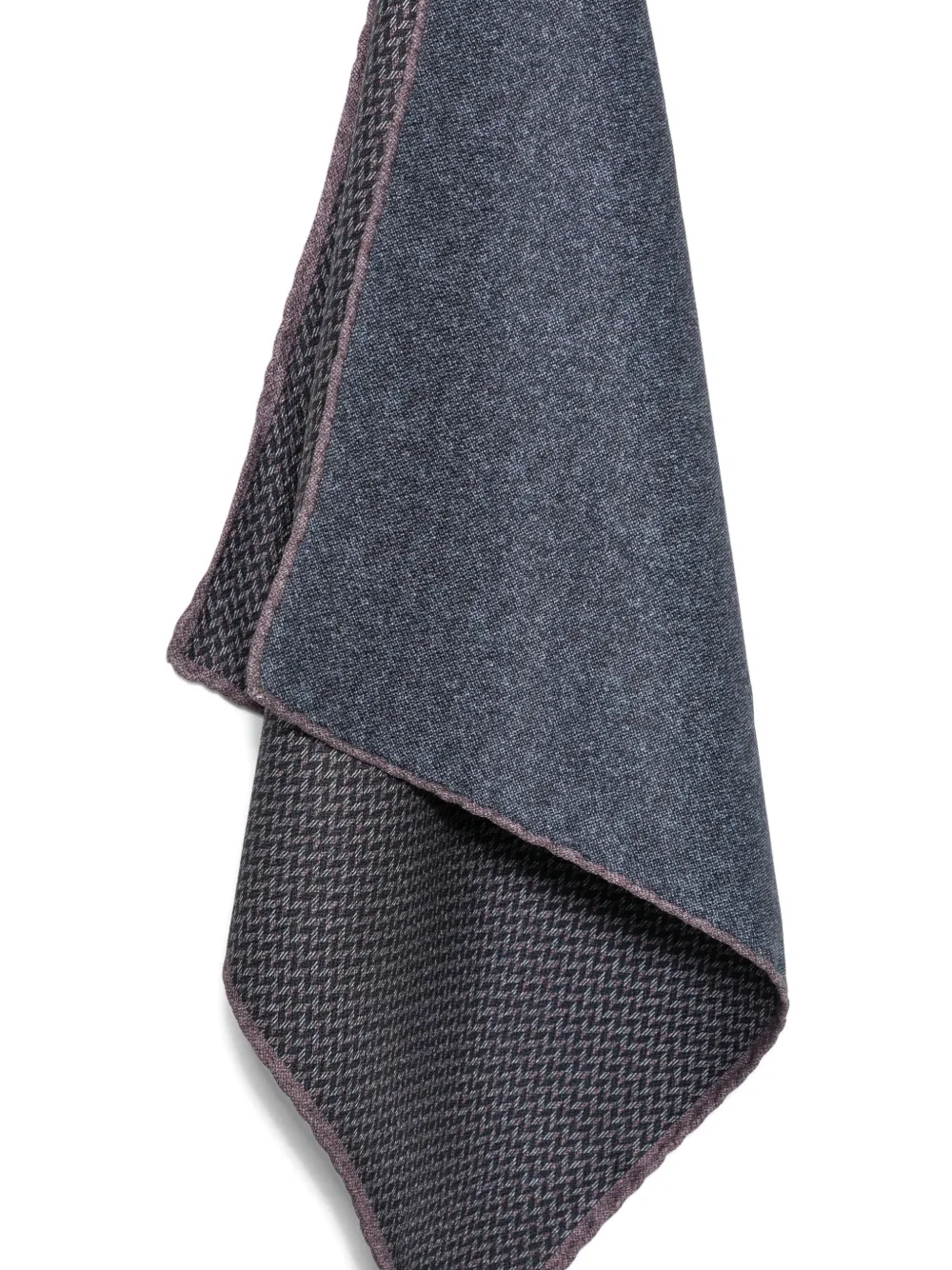 Brunello Cucinelli Pochet met visgraatpatroon Blauw