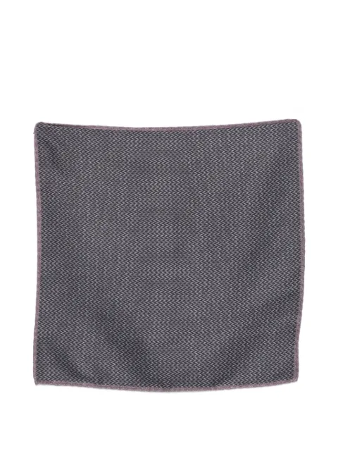 Brunello Cucinelli herringbone pocket square