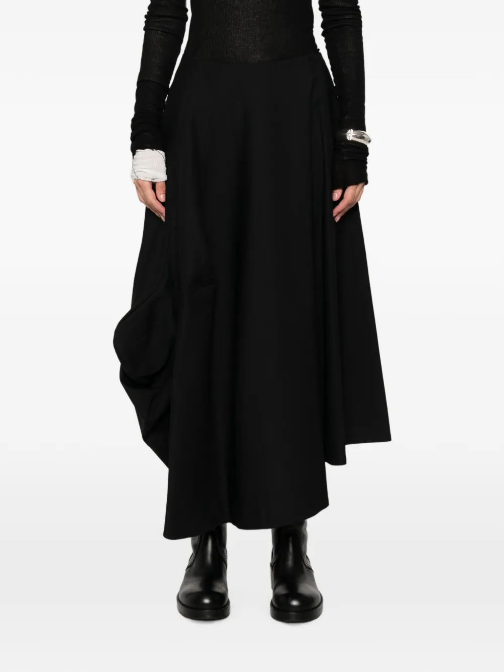 Comme Des Garçons Asymmetrische rok Zwart