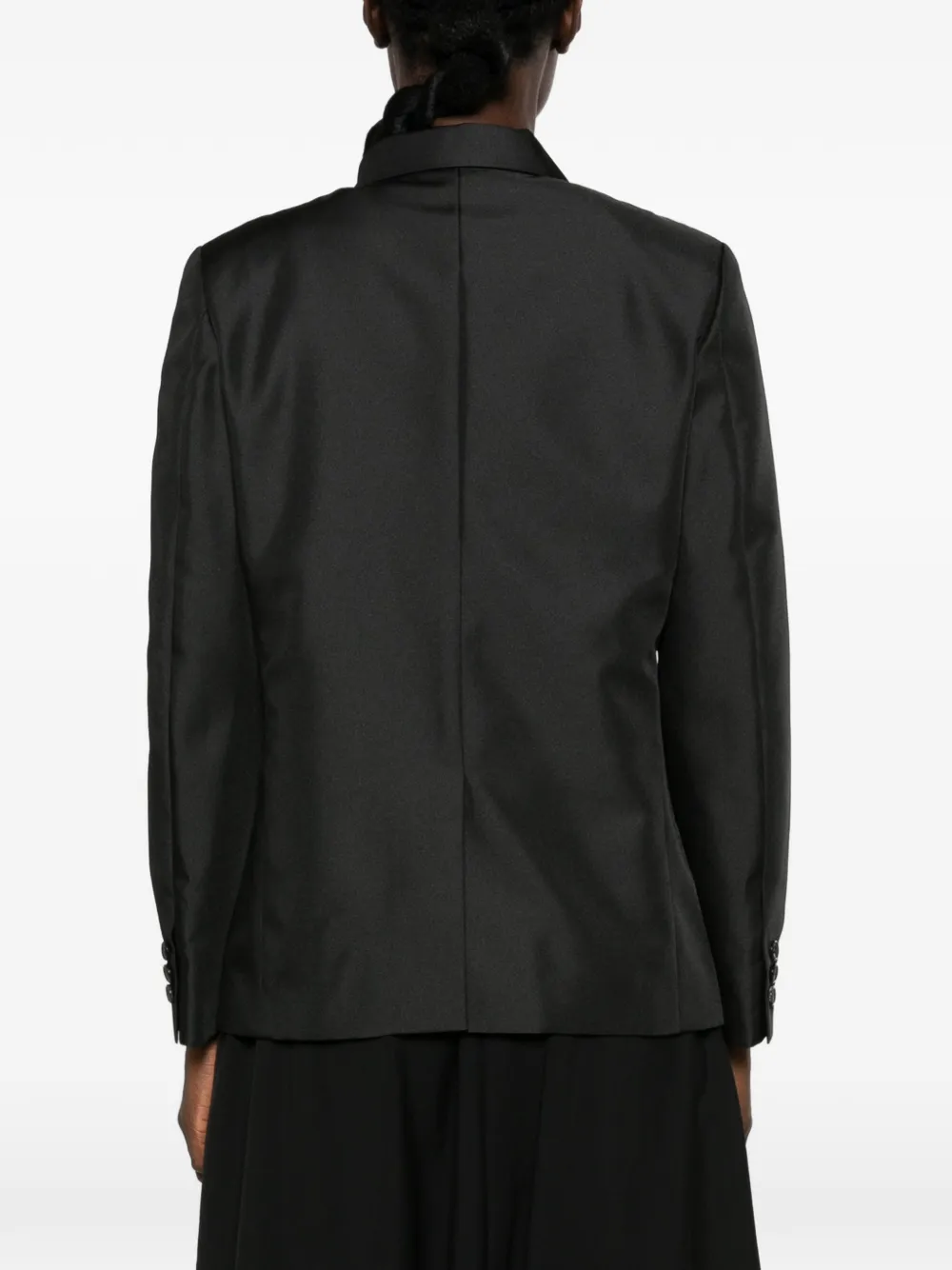 Comme Des Garçons Blazer met bloemdetail Zwart