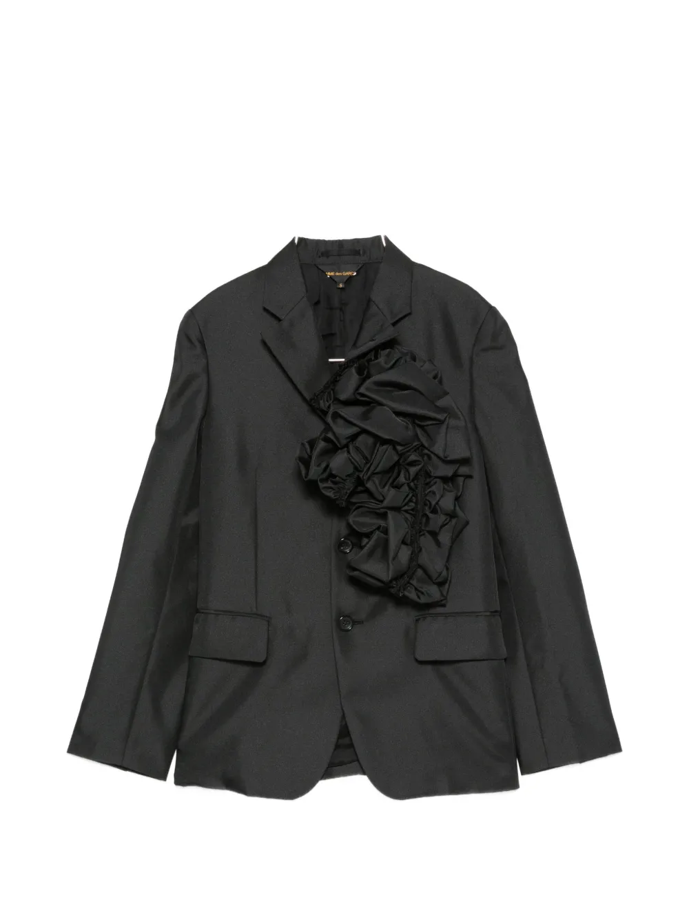 Comme Des Garçons flower-detail blazer