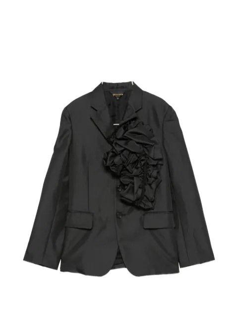 Comme Des Garçons flower-detail blazer