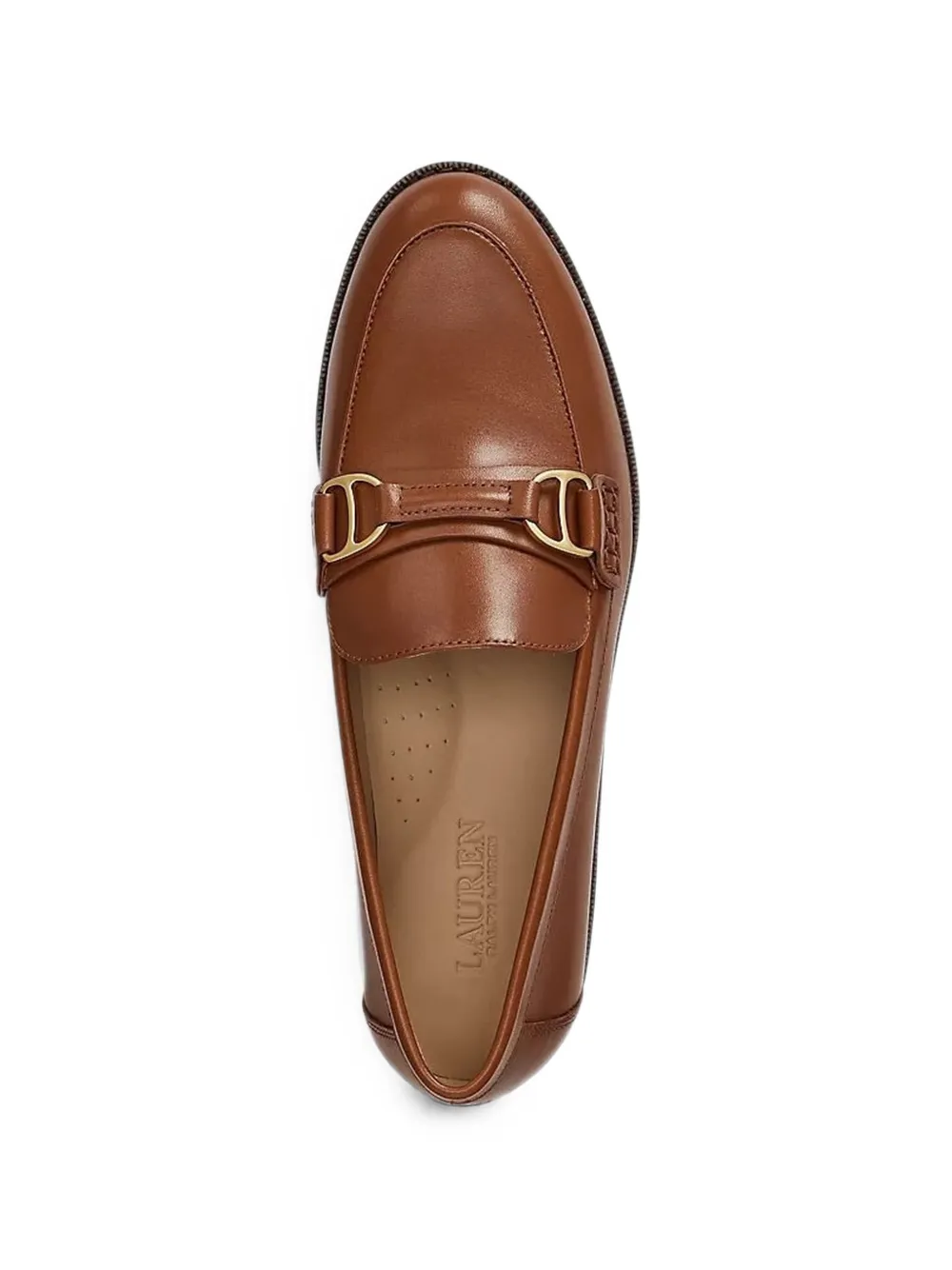 Lauren Ralph Lauren Tasha logo-plaque leather loafers Bruin