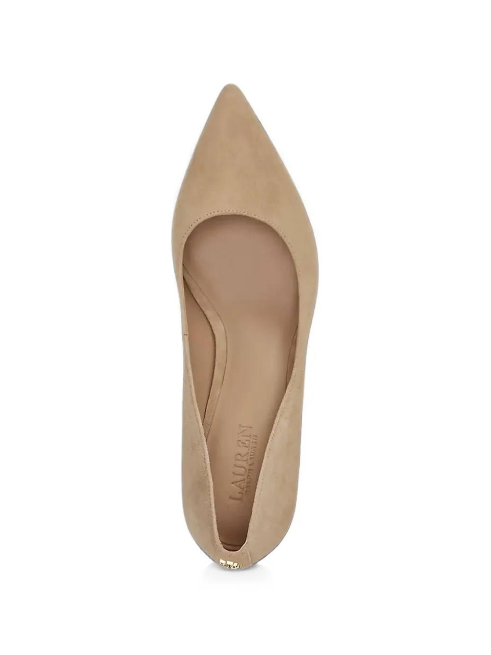 Lauren Ralph Lauren Adrienne pointed-toe suede pumps Bruin