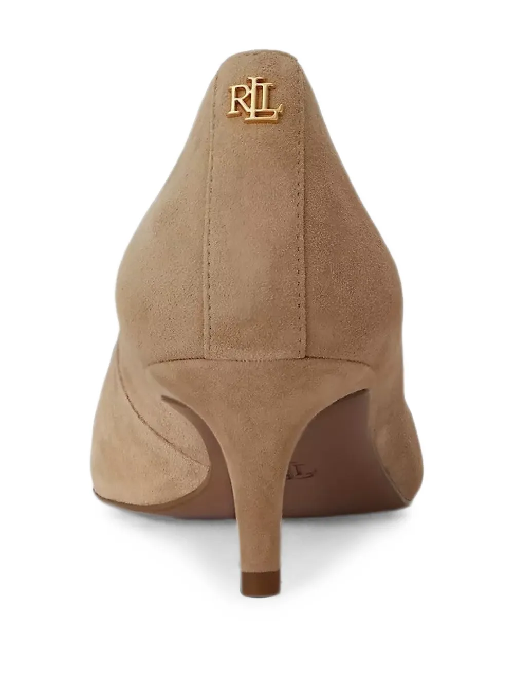 Lauren Ralph Lauren Adrienne pointed-toe suede pumps Bruin