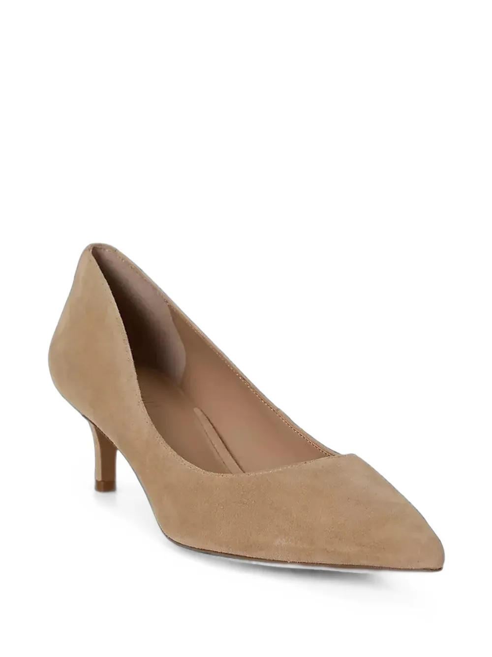 Lauren Ralph Lauren Adrienne pointed-toe suede pumps Bruin