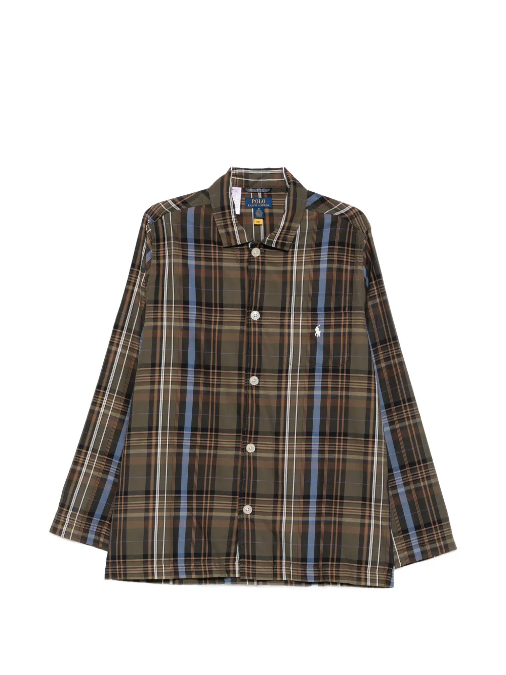 Polo Ralph Lauren check-pattern logo-embroidered pajamas