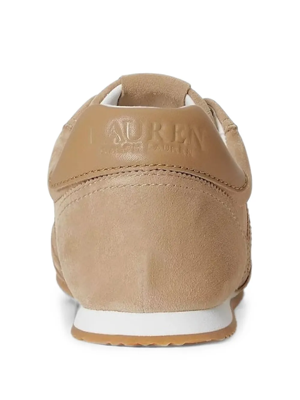 Lauren Ralph Lauren Dani logo-embroidered panelled sneakers Beige