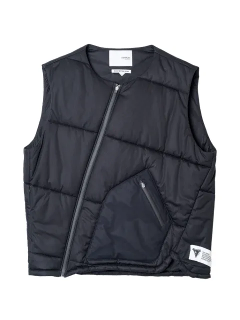 Yoshiokubo zip-up padded gilet