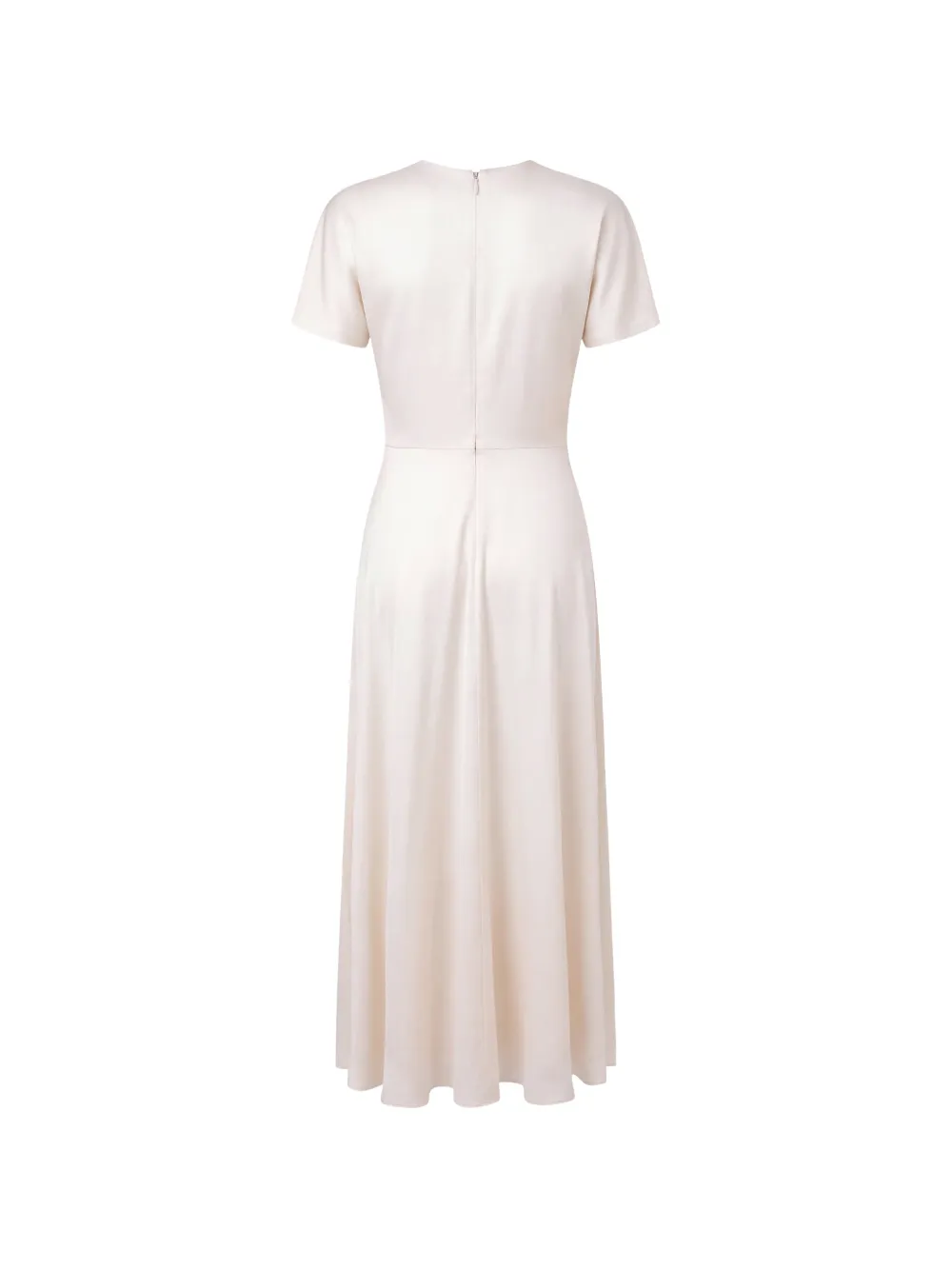 Victoria Beckham Blair short-sleeve midi dress Wit