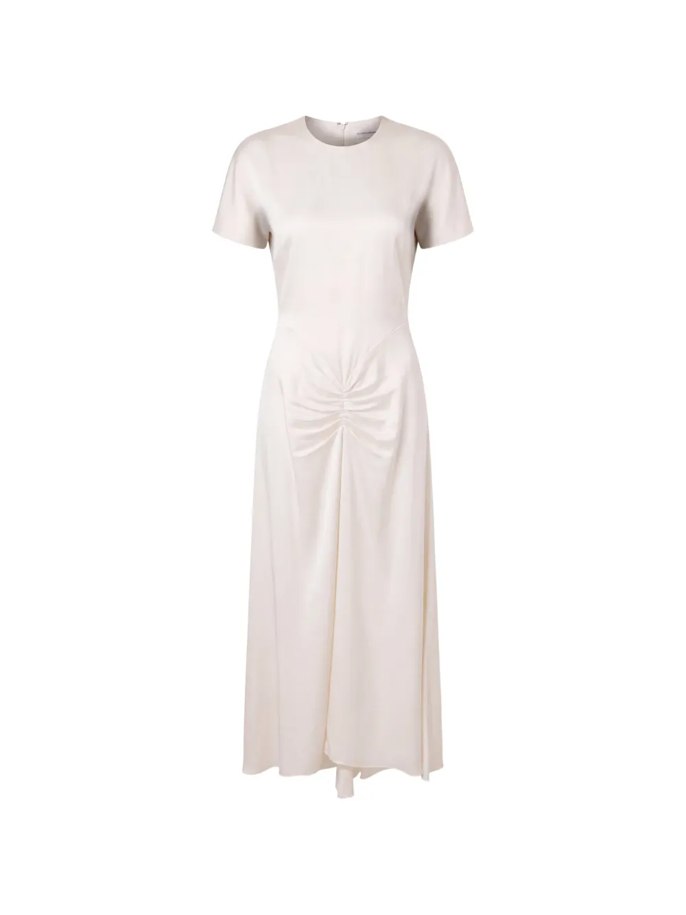 Victoria Beckham Blair short-sleeve midi dress Wit