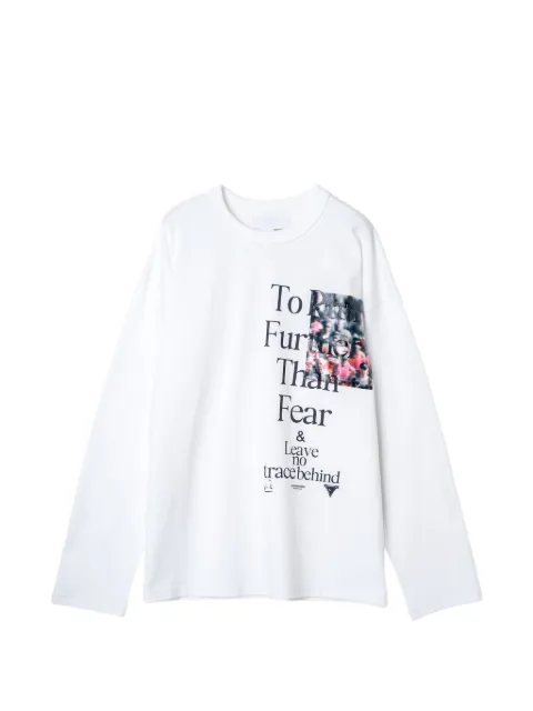 Yoshiokubo graphic-print long-sleeve T-shirt