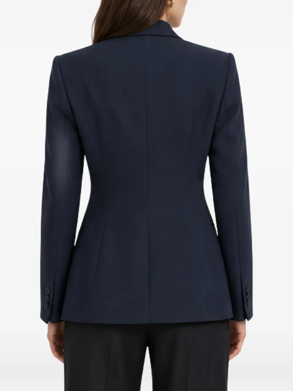 Seventy Jack met dubbele rij knopen en puntige revers Blauw