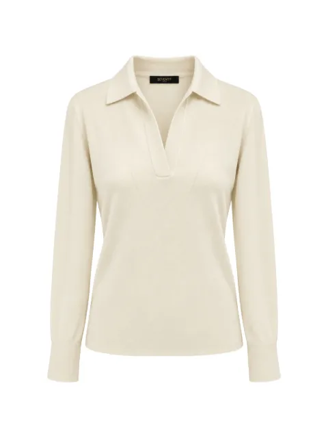 Seventy Maglione con colletto polo