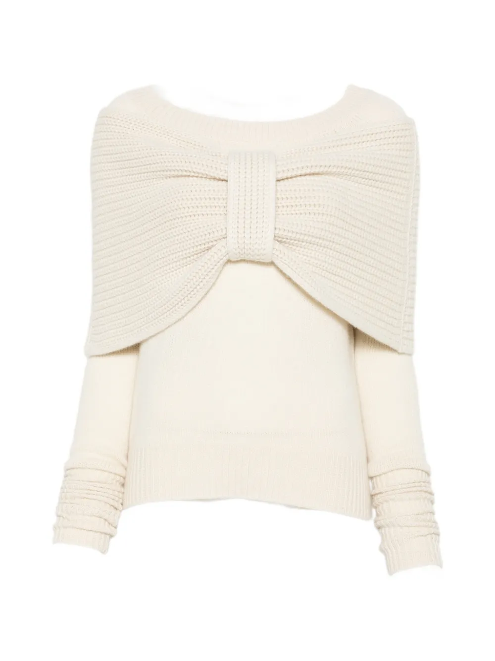 Ermanno Scervino bow-detail cashmere sweater