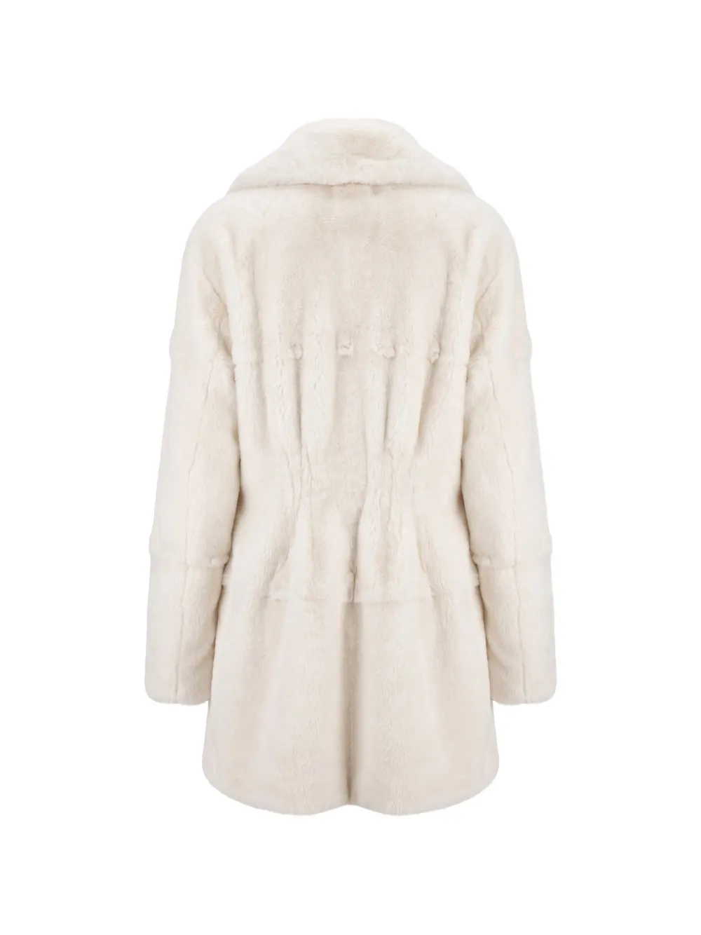 Ermanno Scervino Jas van imitatiebont Beige