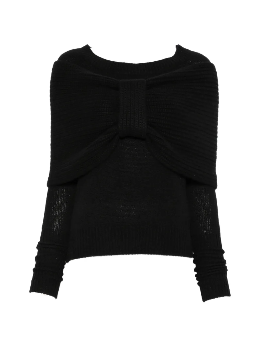 Ermanno Scervino bow-detail cashmere sweater