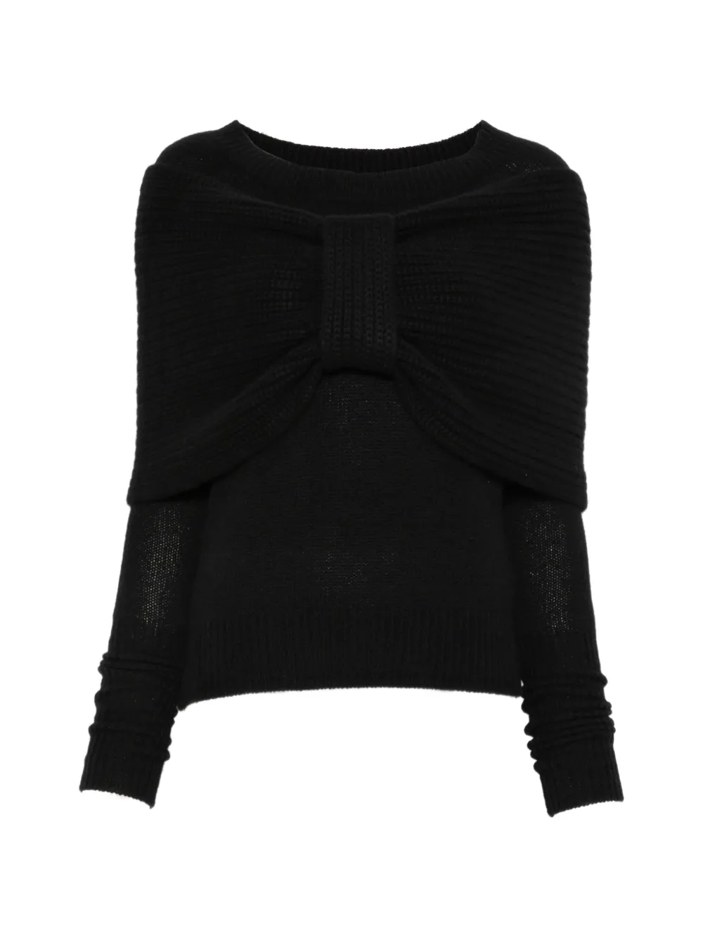Ermanno Scervino bow-detail cashmere sweater