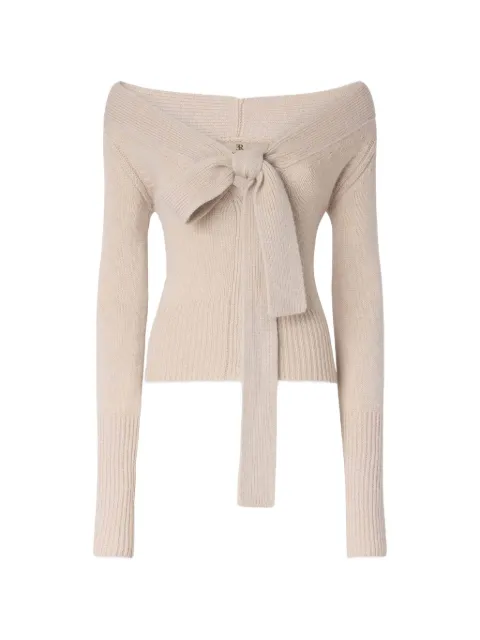 Ermanno Scervino bow-detail off-shoulder sweater