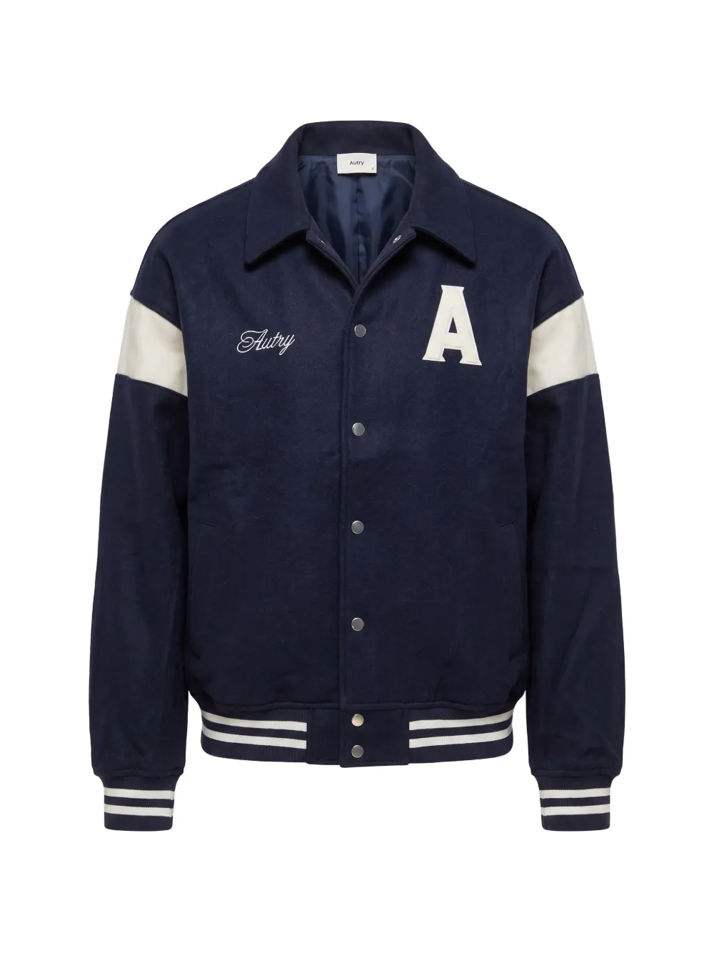 Autry logo-patch panelled jacket | ブルー | Image 1