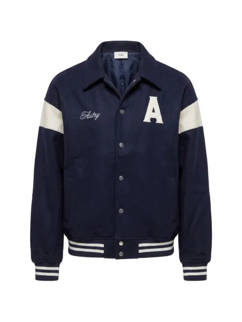 Autry logo-patch panelled jacket