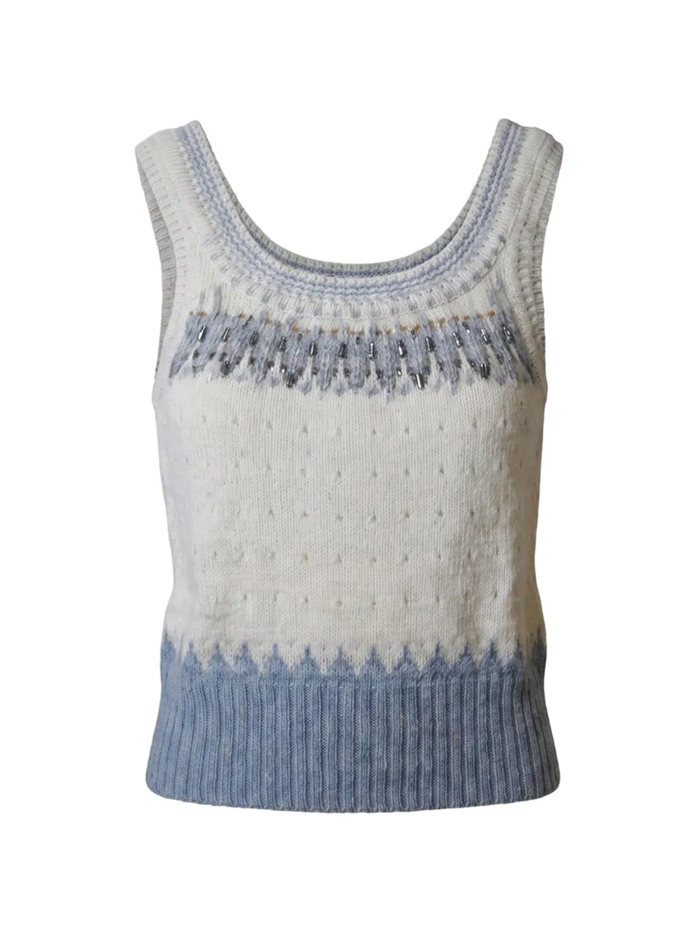 Ermanno Scervino bead-embellished top