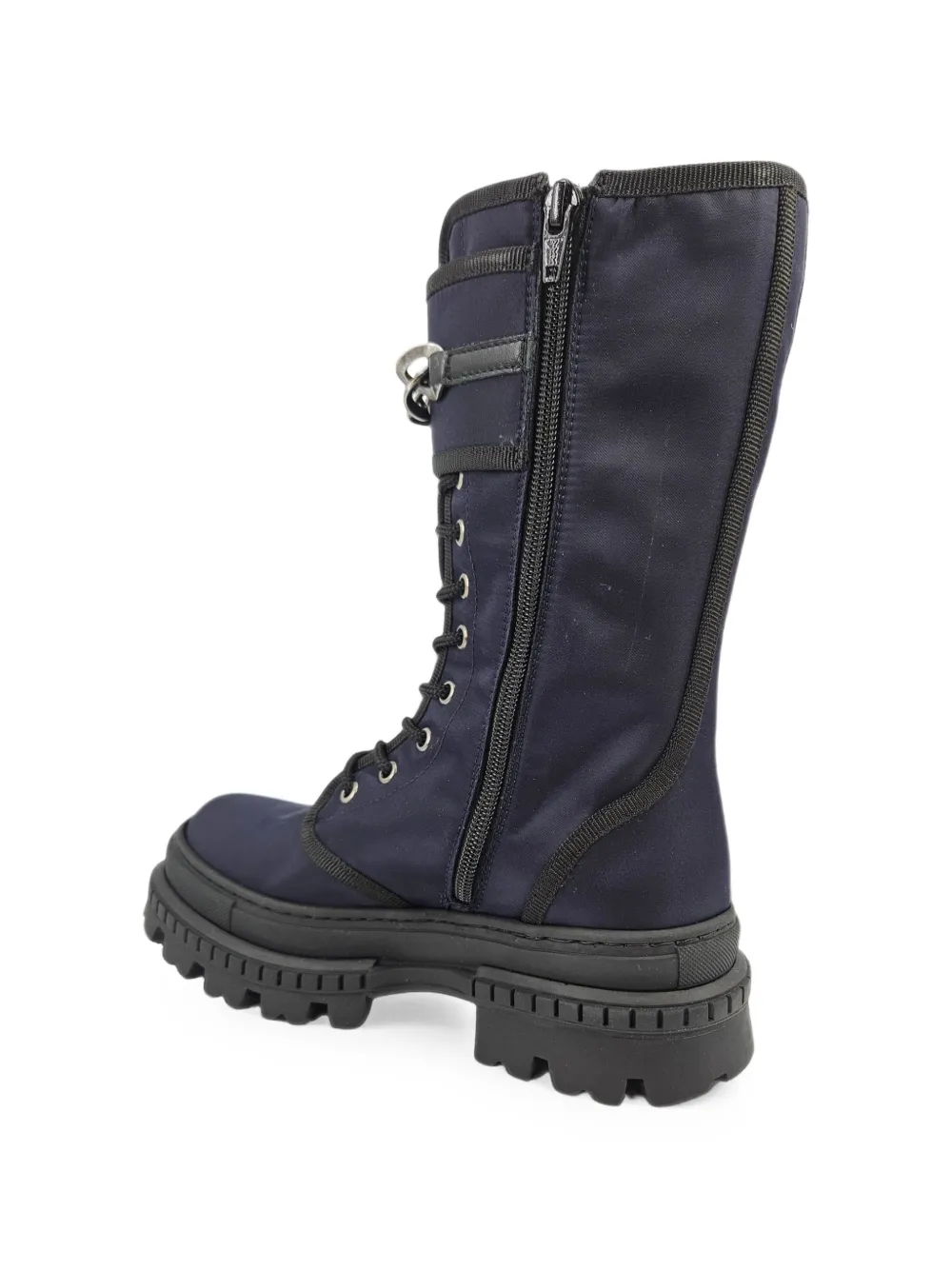 Madison Maison buckled chain-detail boots Blauw