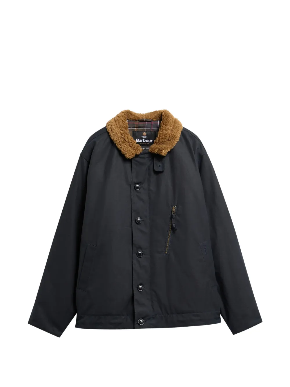 Barbour Macklow fleece-collar zip-up jacket