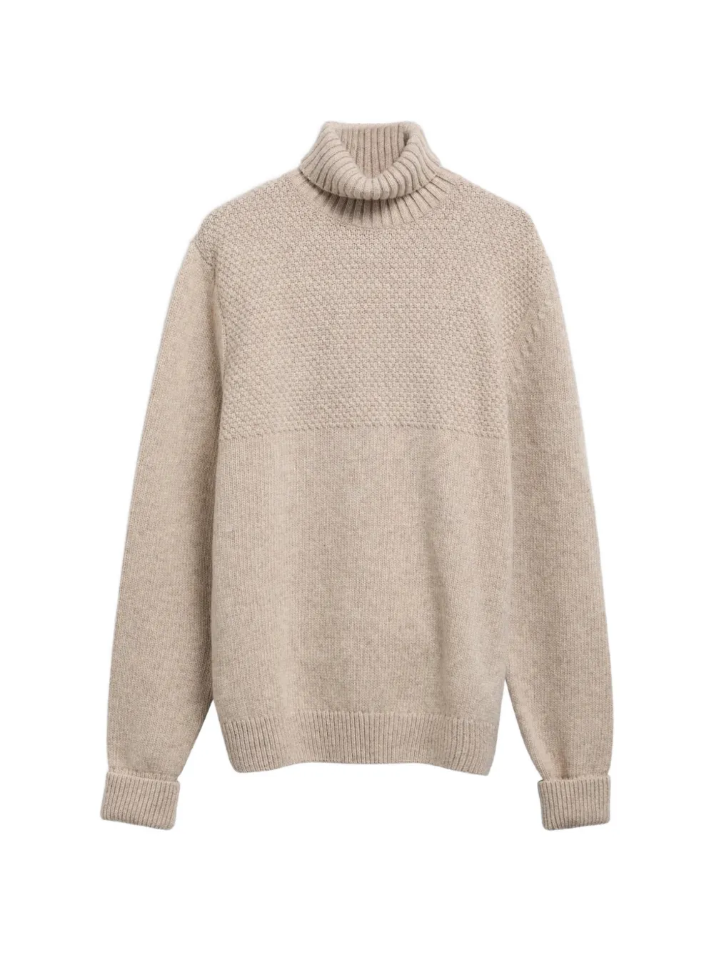 Barbour Northcliffe Submariner wollen coltrui Beige