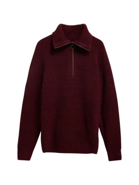 Barbour Riggbay wool half-zip sweater