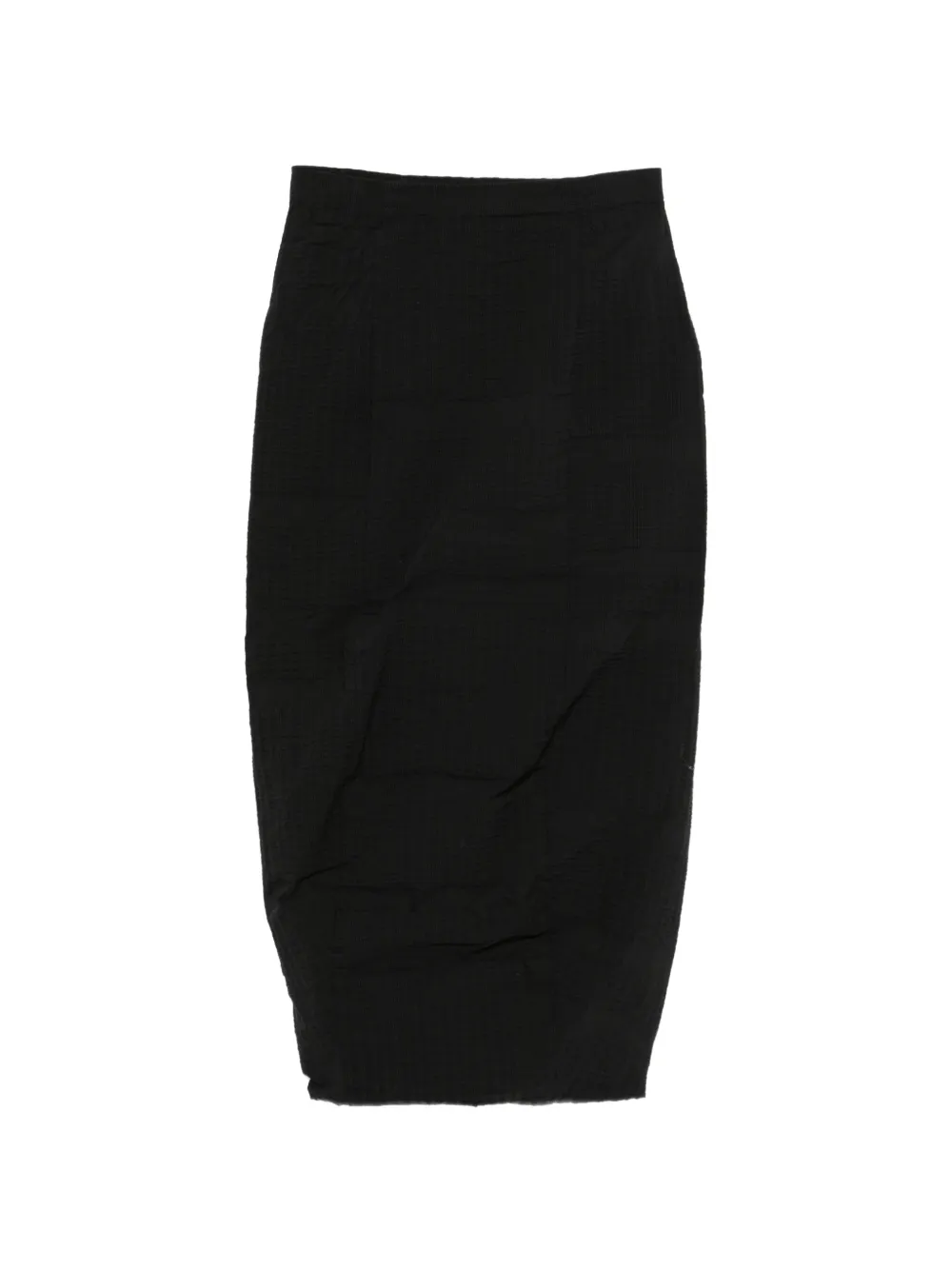 Rundholz textured panelled midi skirt