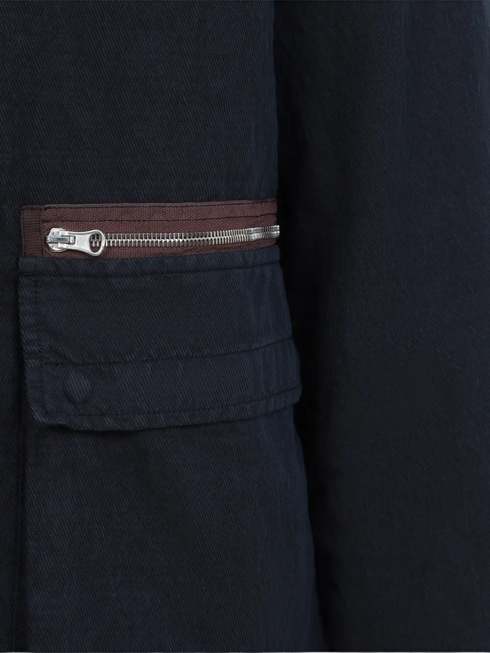 Stone Island Jack met logopatch Blauw