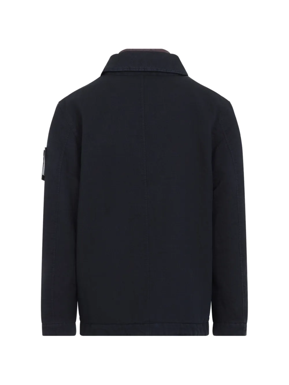 Stone Island Jack met logopatch Blauw