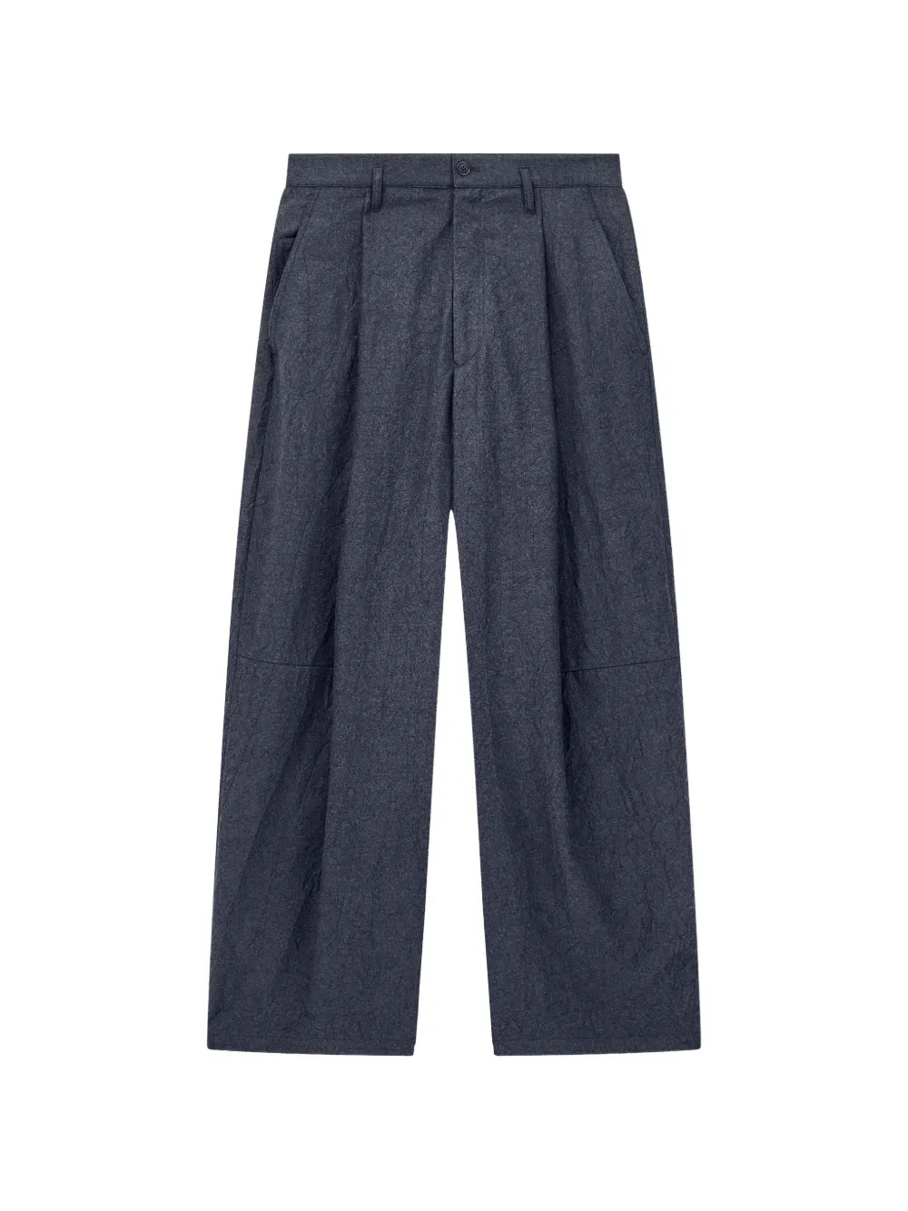 Giorgio Armani pleated virgin-wool trousers - Grigio