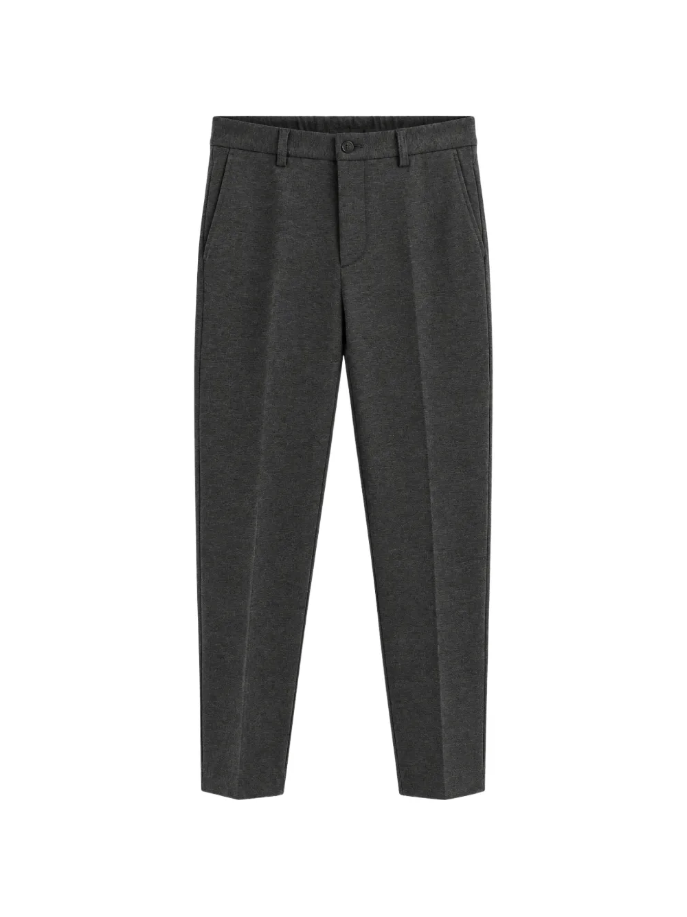Seventy pressed-crease tailored trousers