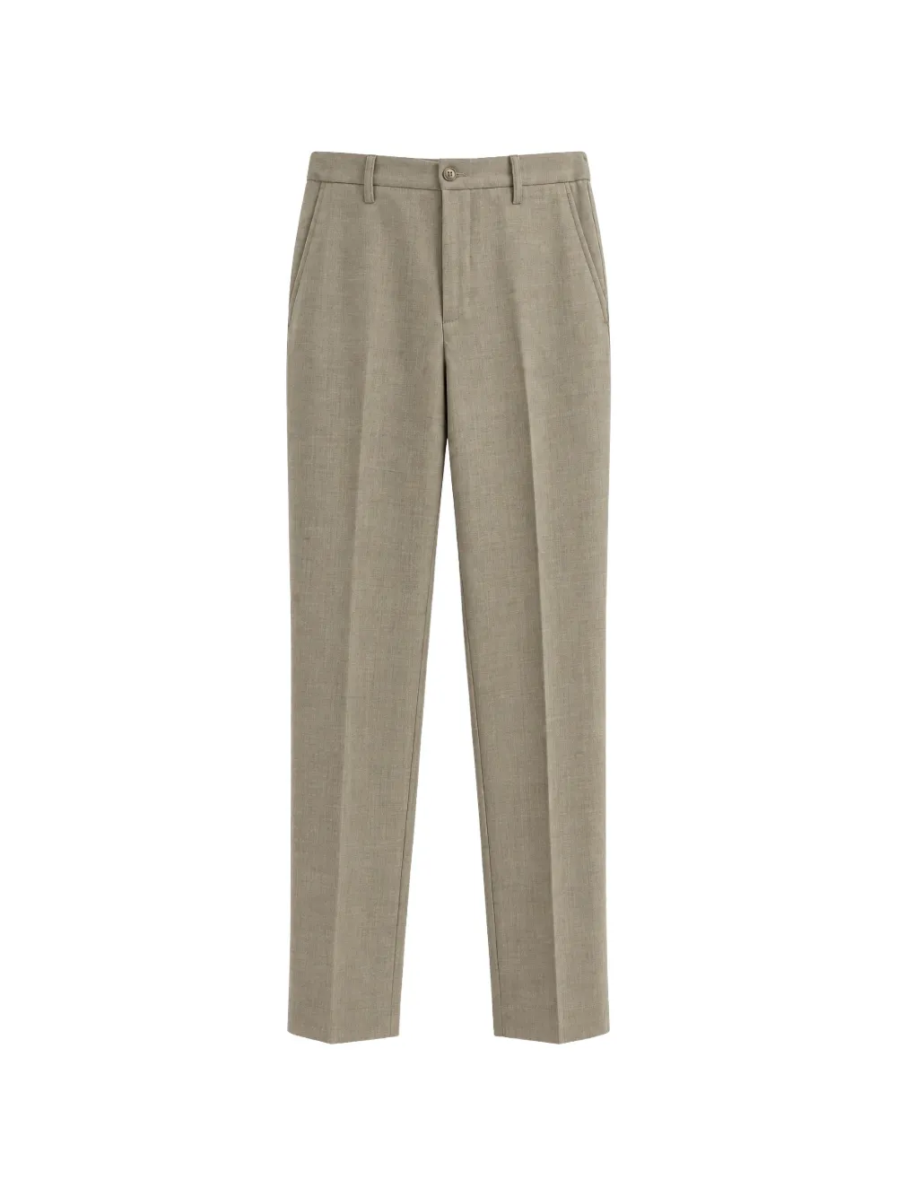 Seventy elasticated-waistband pressed-crease trousers