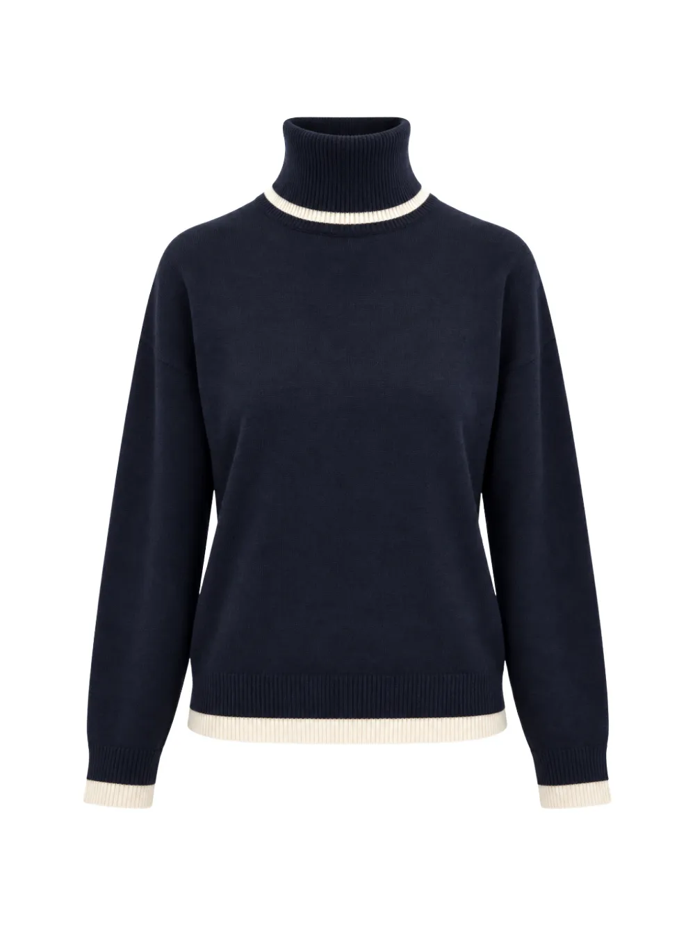 Seventy 19 70 roll-neck contrast-trim sweater