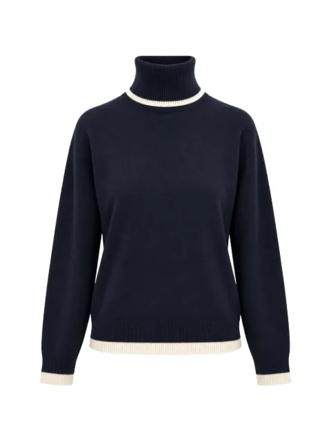 Seventy 19 70 roll-neck contrast-trim sweater