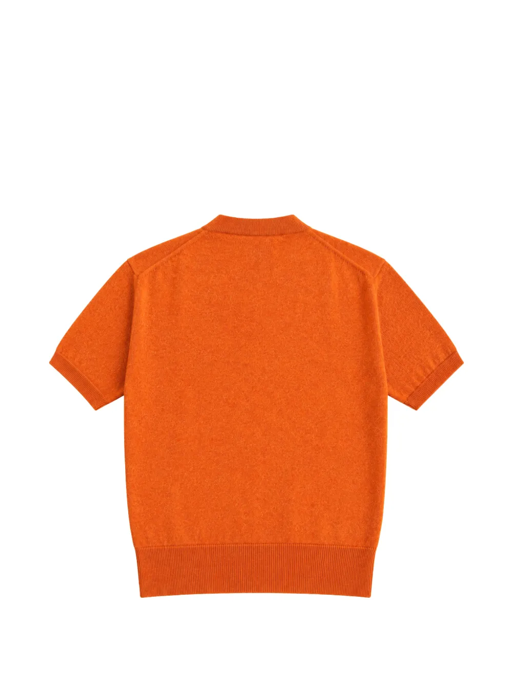 Seventy Trui met ronde hals en korte mouwen Oranje