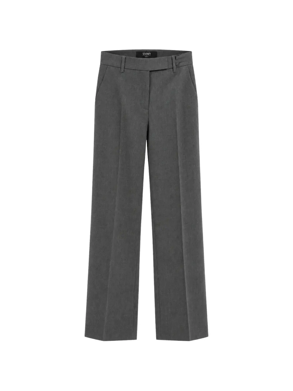 Seventy pressed-crease straight trousers